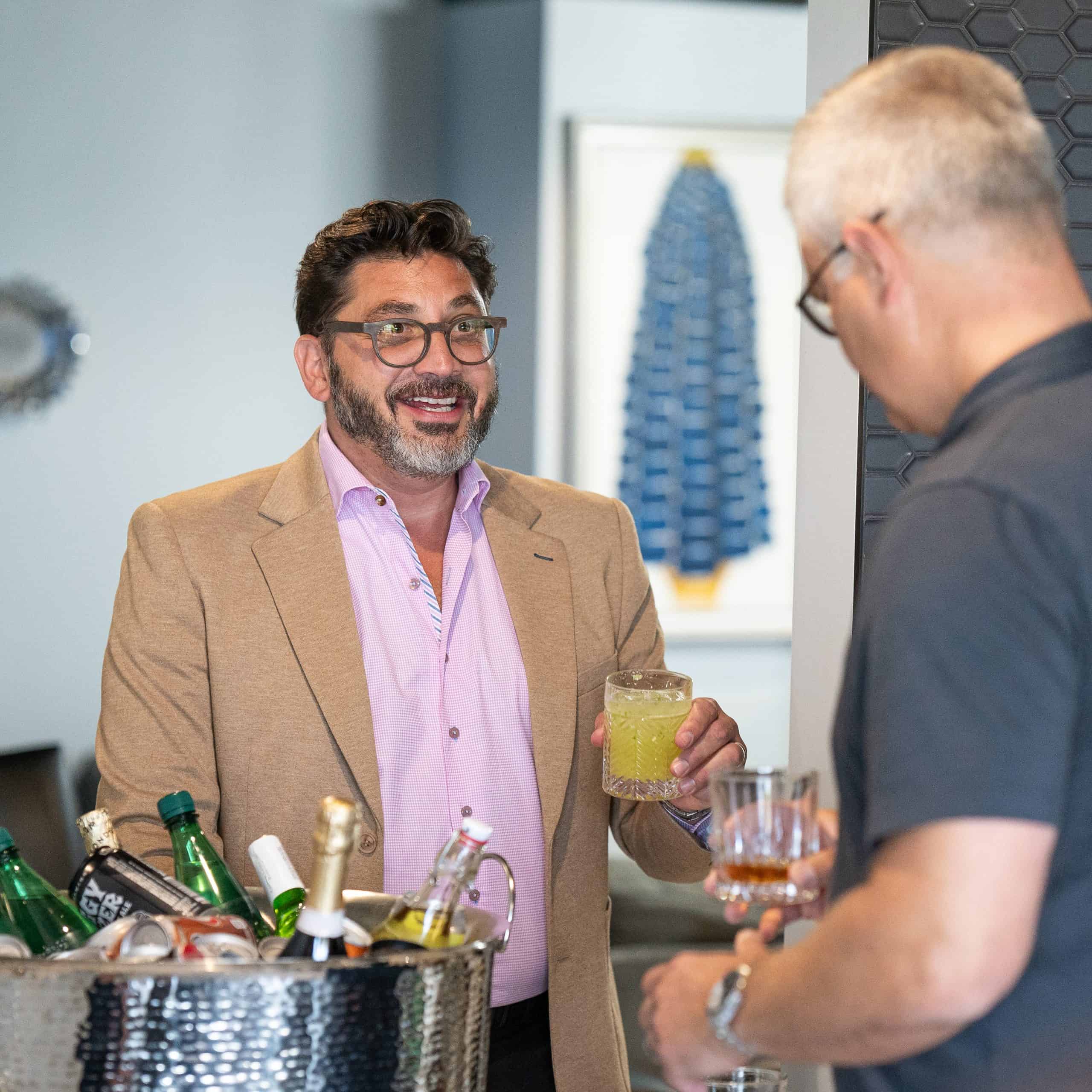 Photo from Stiles Financial Services event, Liquid Assets: Art on the Rocks